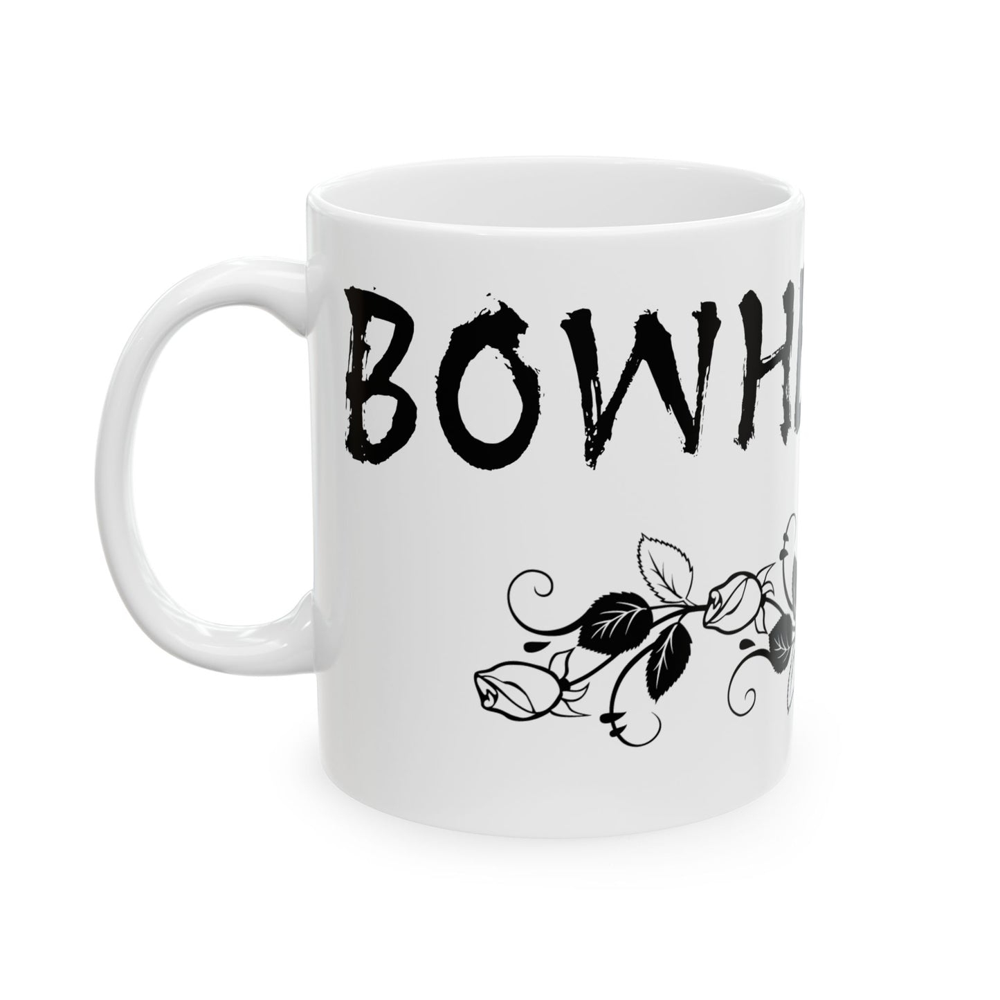 Bohemian Floral Ceramic Mug - Perfect Gift for Book Lovers