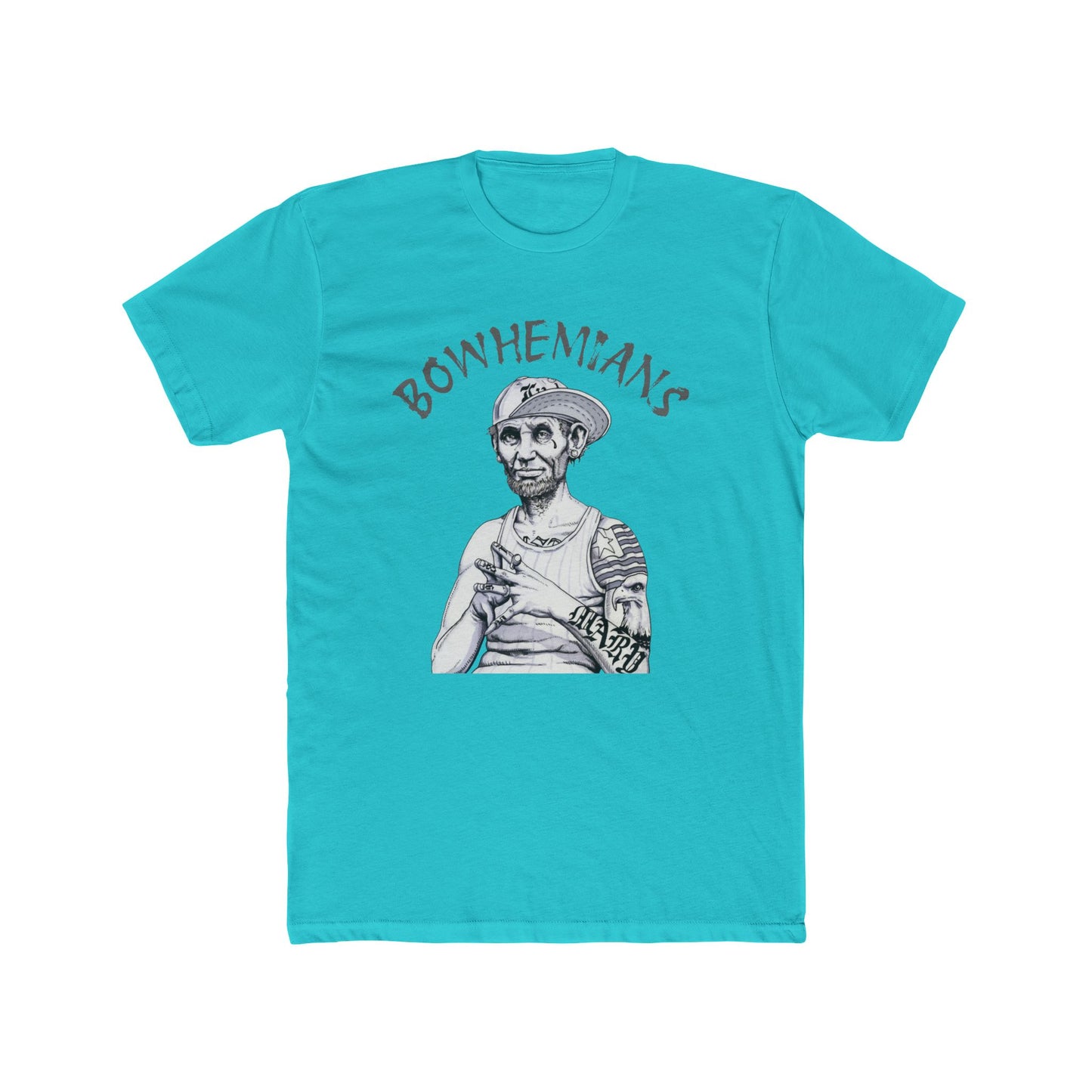 Bohemian Style Unisex Cotton Crew Tee chill abe