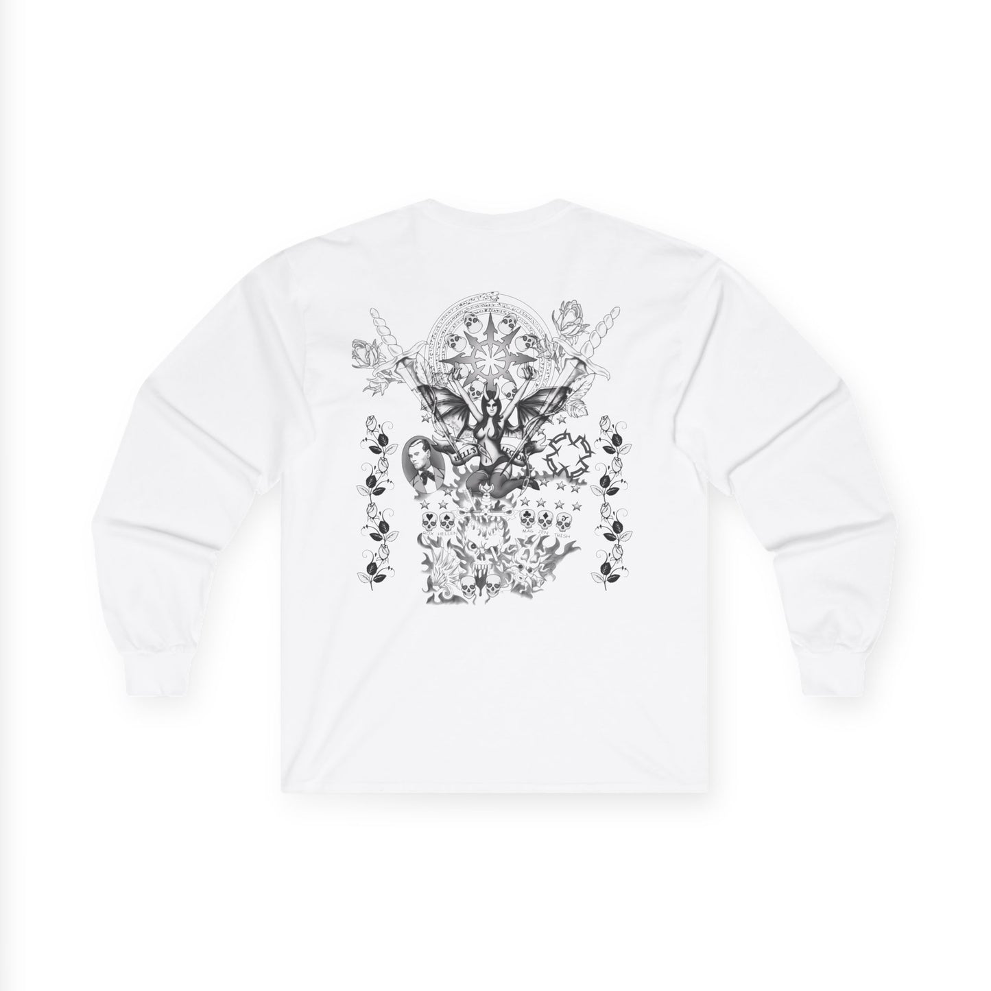 Bohemian Art Unisex Long Sleeve Tee - Vintage Aesthetic Graphic Shirt