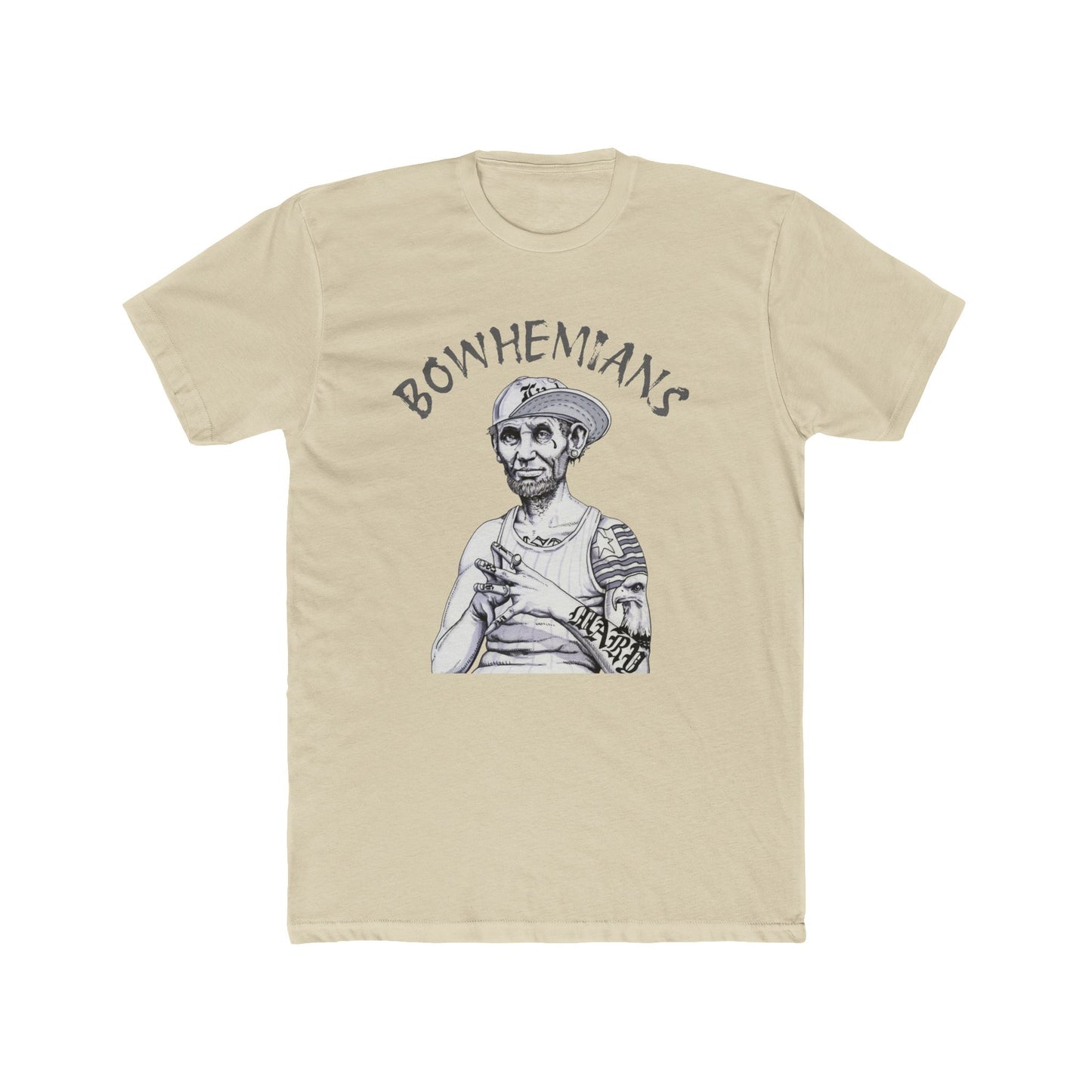 Bohemian Style Unisex Cotton Crew Tee chill abe