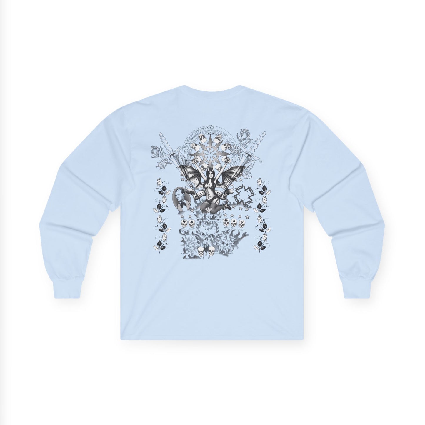 Bohemian Art Unisex Long Sleeve Tee - Vintage Aesthetic Graphic Shirt