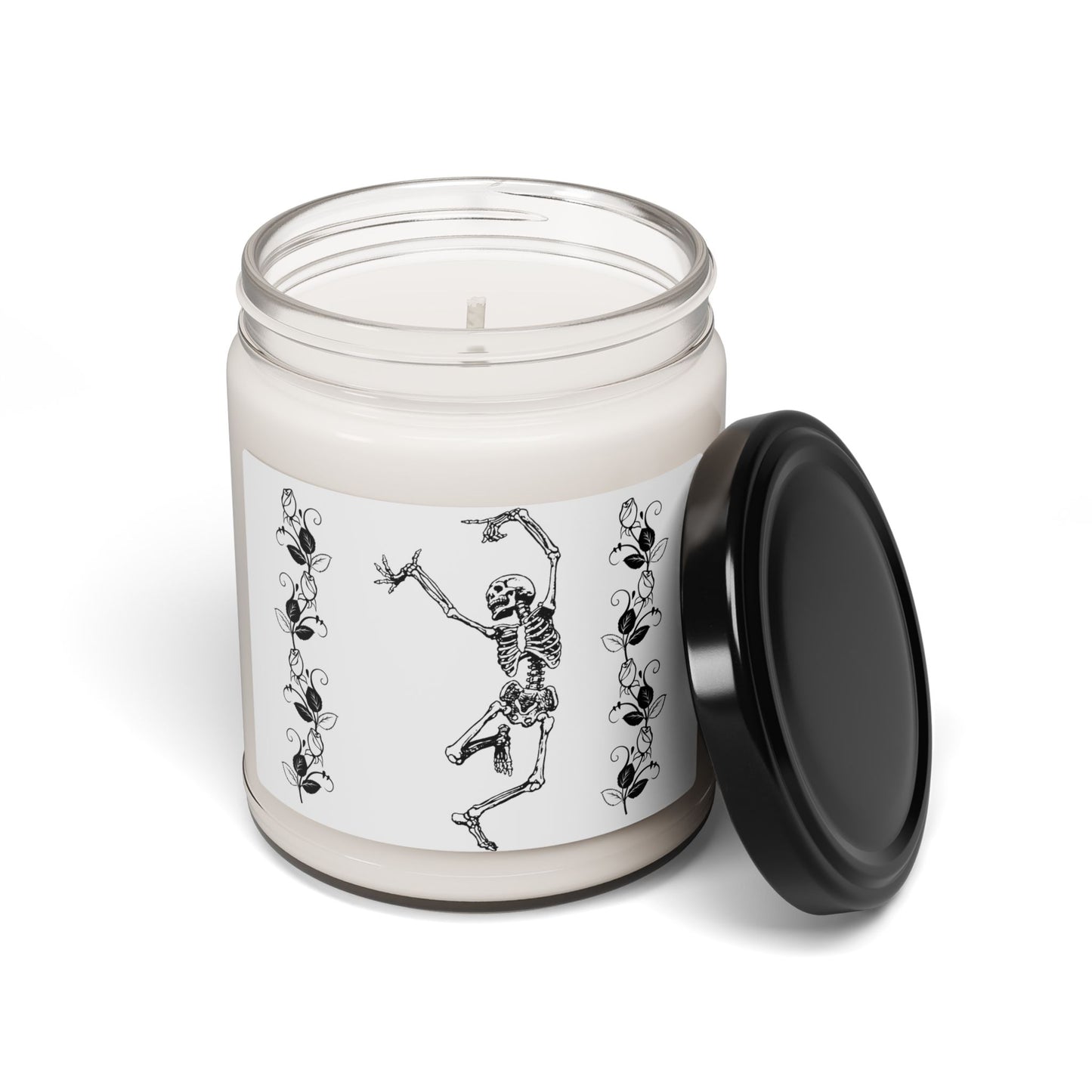 Halloween Skeleton Soy Candle - 9oz Scented Decorative Candle