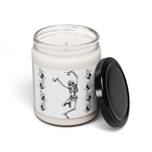 Halloween Skeleton Soy Candle - 9oz Scented Decorative Candle