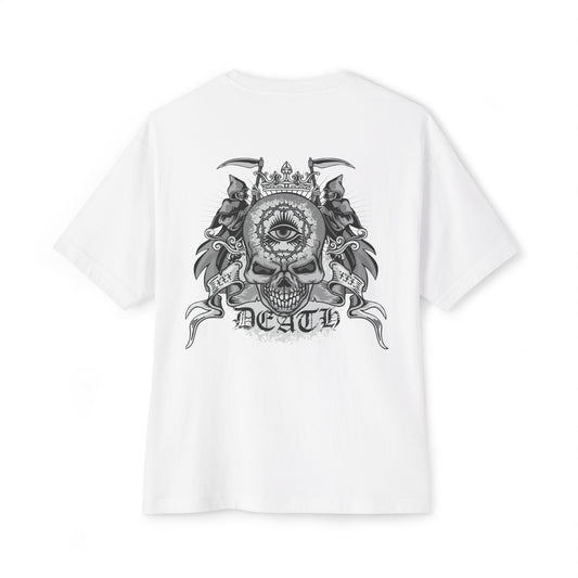 Bold Graphic Unisex Oversized Tee, Alternative Streetwear Shirt, Bohemian Style Apparel.