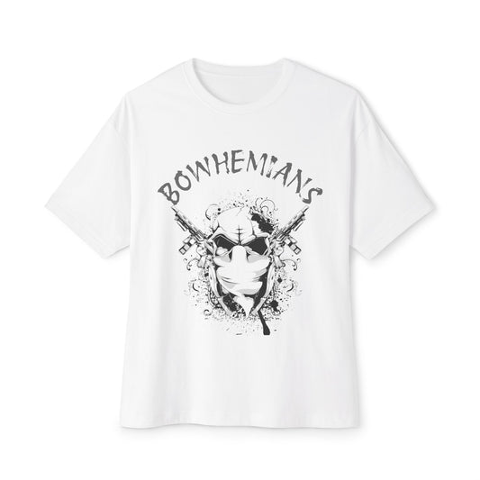 Bold Graphic Unisex Oversized Tee, Alternative Streetwear Shirt, Bohemian Style Apparel.