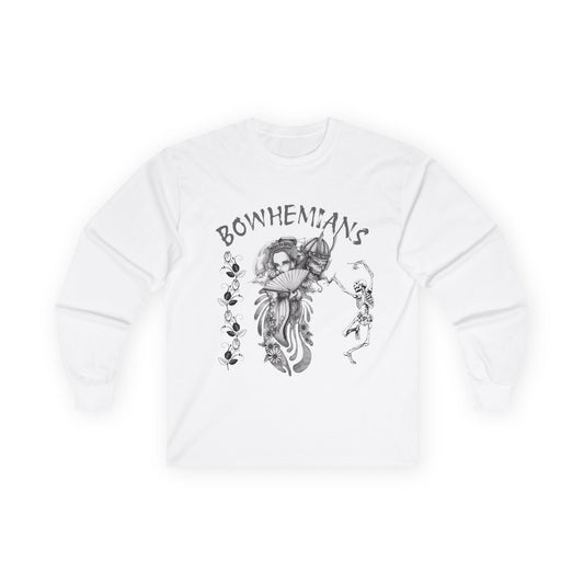 Bohemian Art Unisex Long Sleeve Tee - Vintage Aesthetic Graphic Shirt