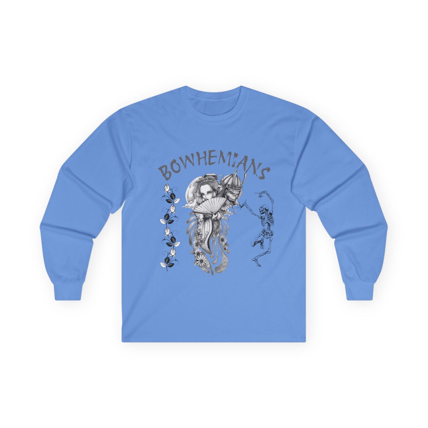 Bohemian Art Unisex Long Sleeve Tee - Vintage Aesthetic Graphic Shirt